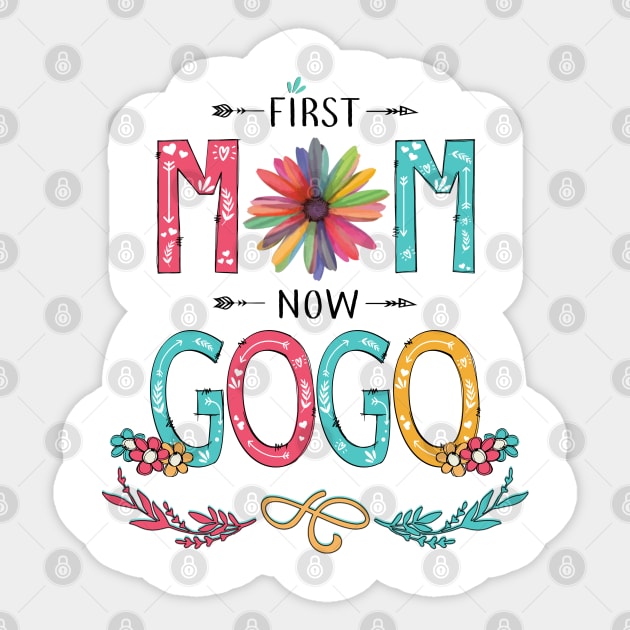 First Mom Now Gogo Wildflowers Happy Mothers Day Sticker by KIMIKA